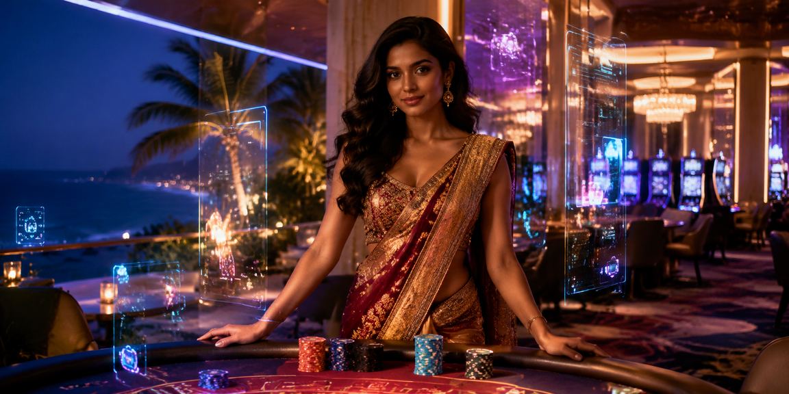 Indian player enjoying casino games on a mobile device